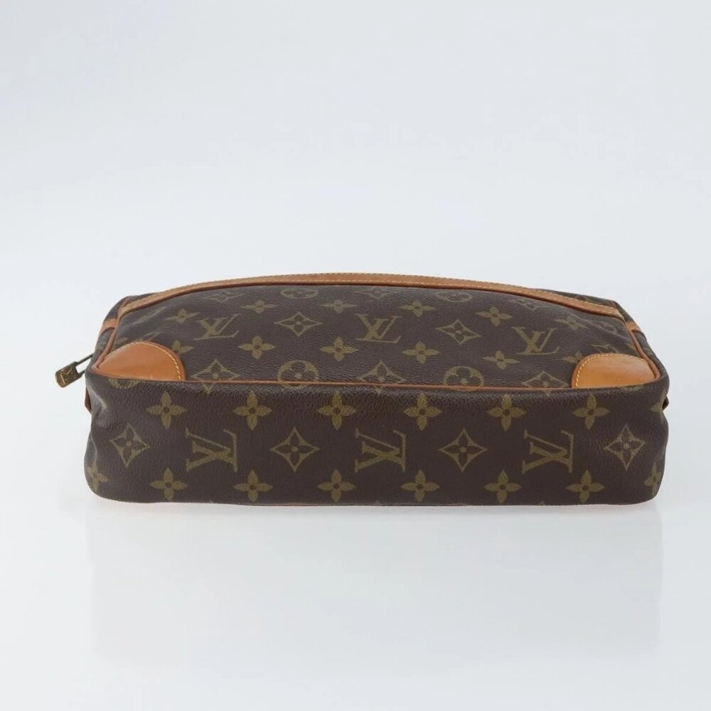 LOUIS VUITTON Monogram Compiegne 28 Clutch Bag M51845 LV Auth th6336 - Picture 7 of 16